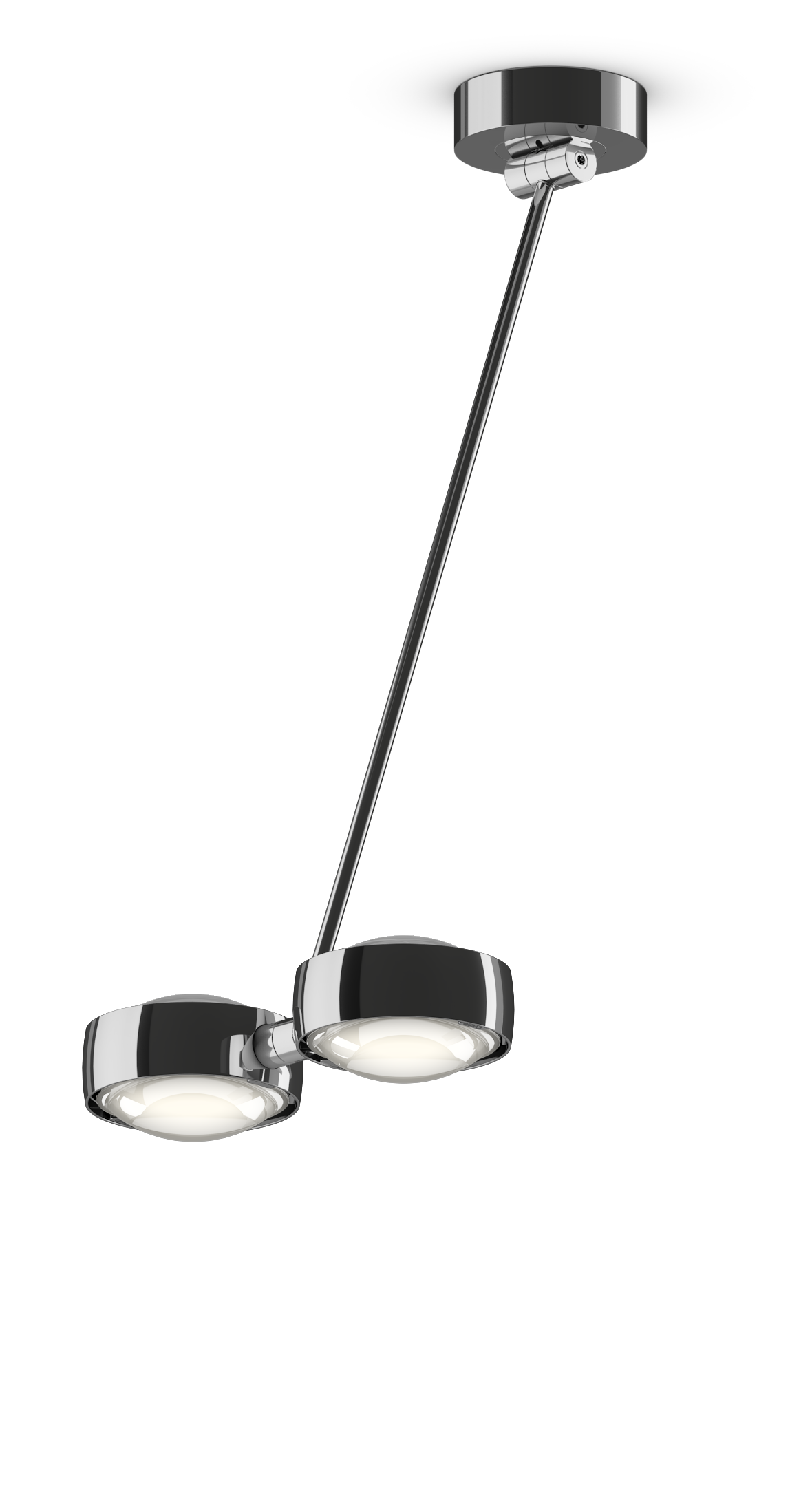 Sento Soffitto Doppio - Shiny Chrome