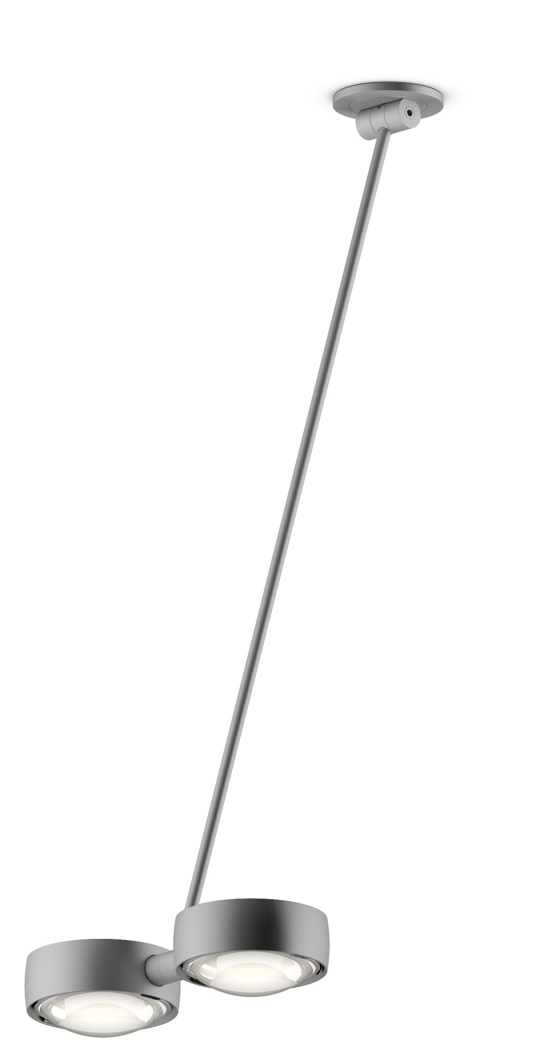 Sento Soffitto Doppio - Matt Chrome