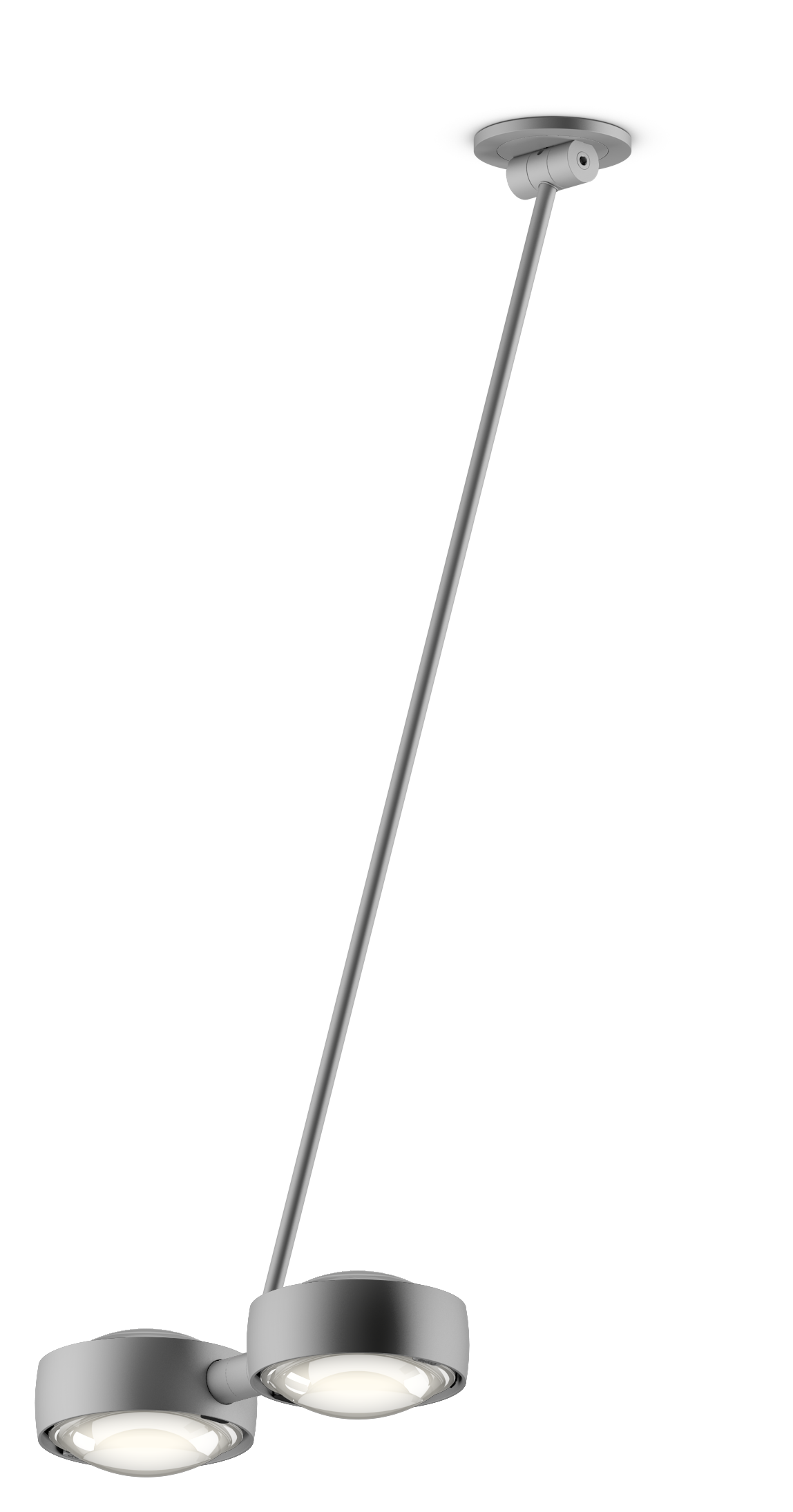 Sento Soffitto Doppio - Matt Chrome