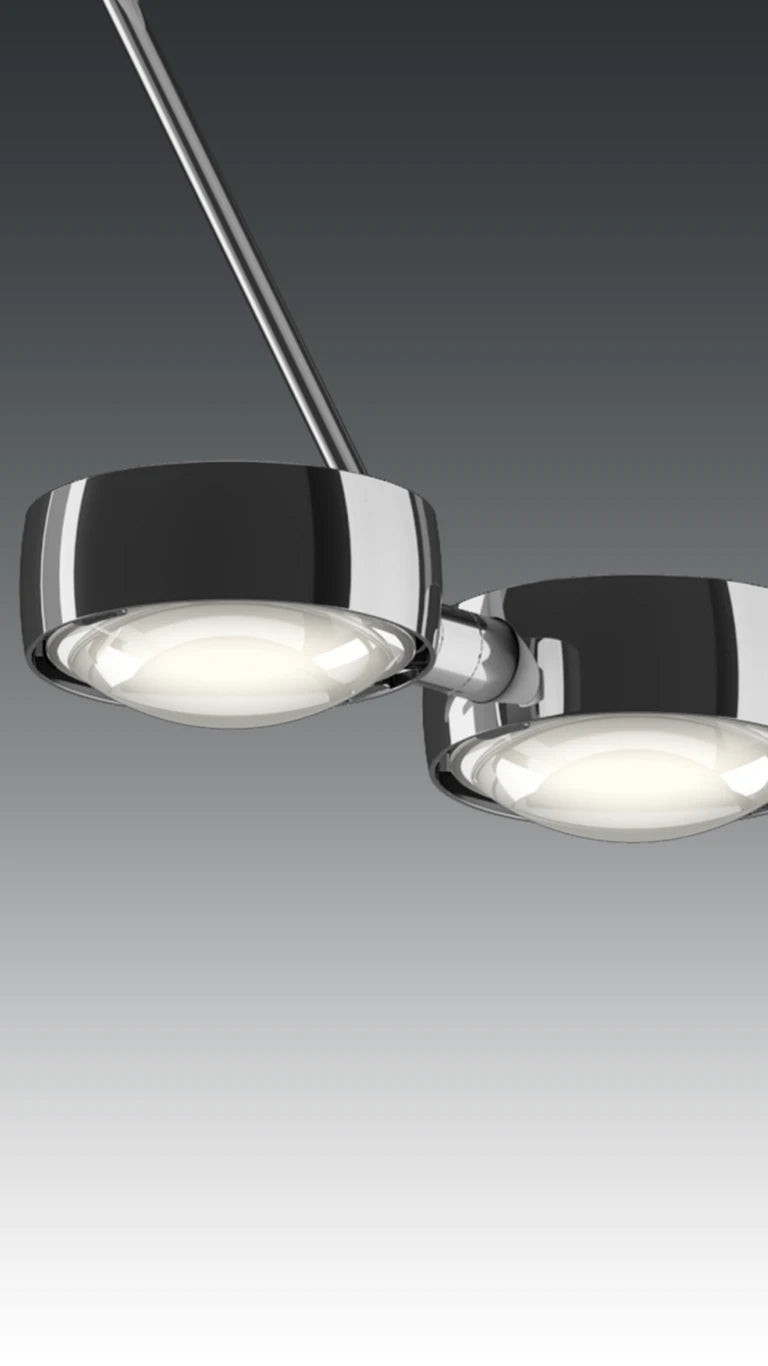 Sento Soffitto Doppio - Shiny Chrome