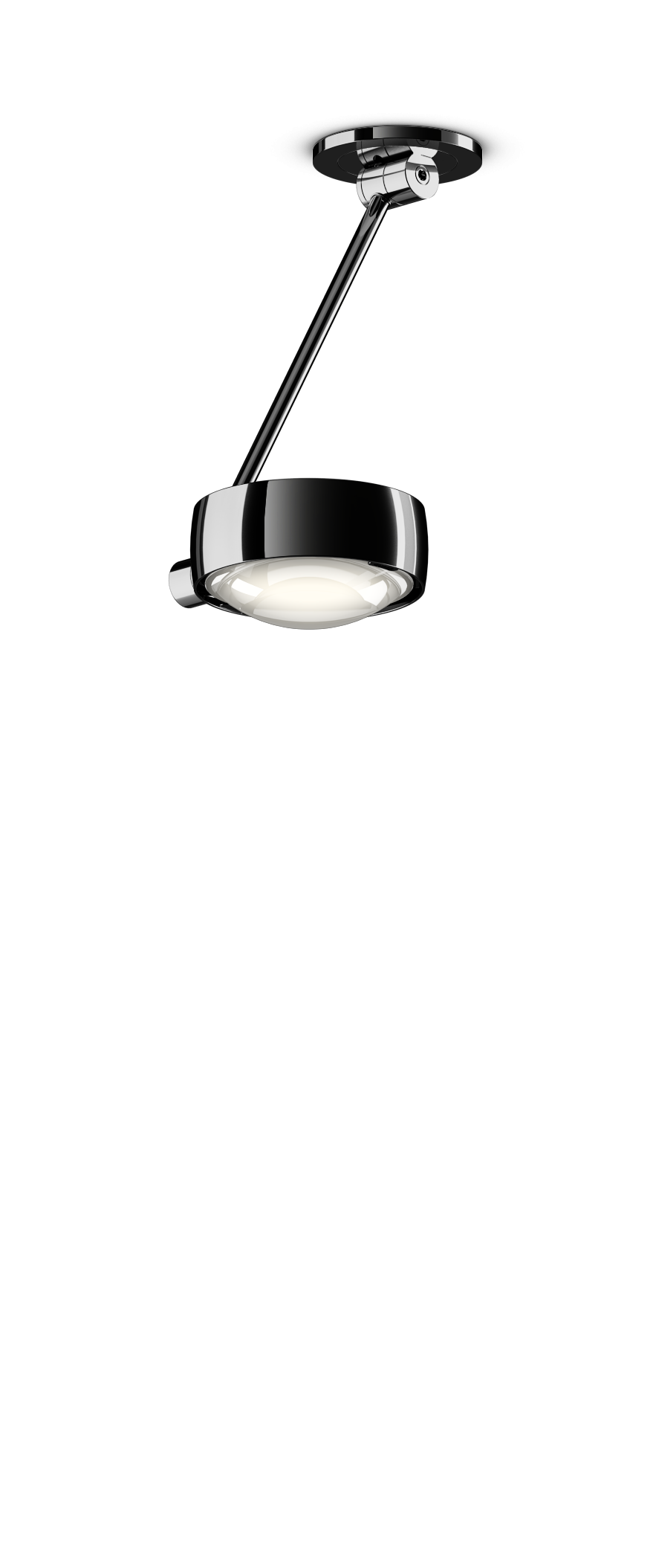 Sento Soffitto Singolo - Dark Chrome