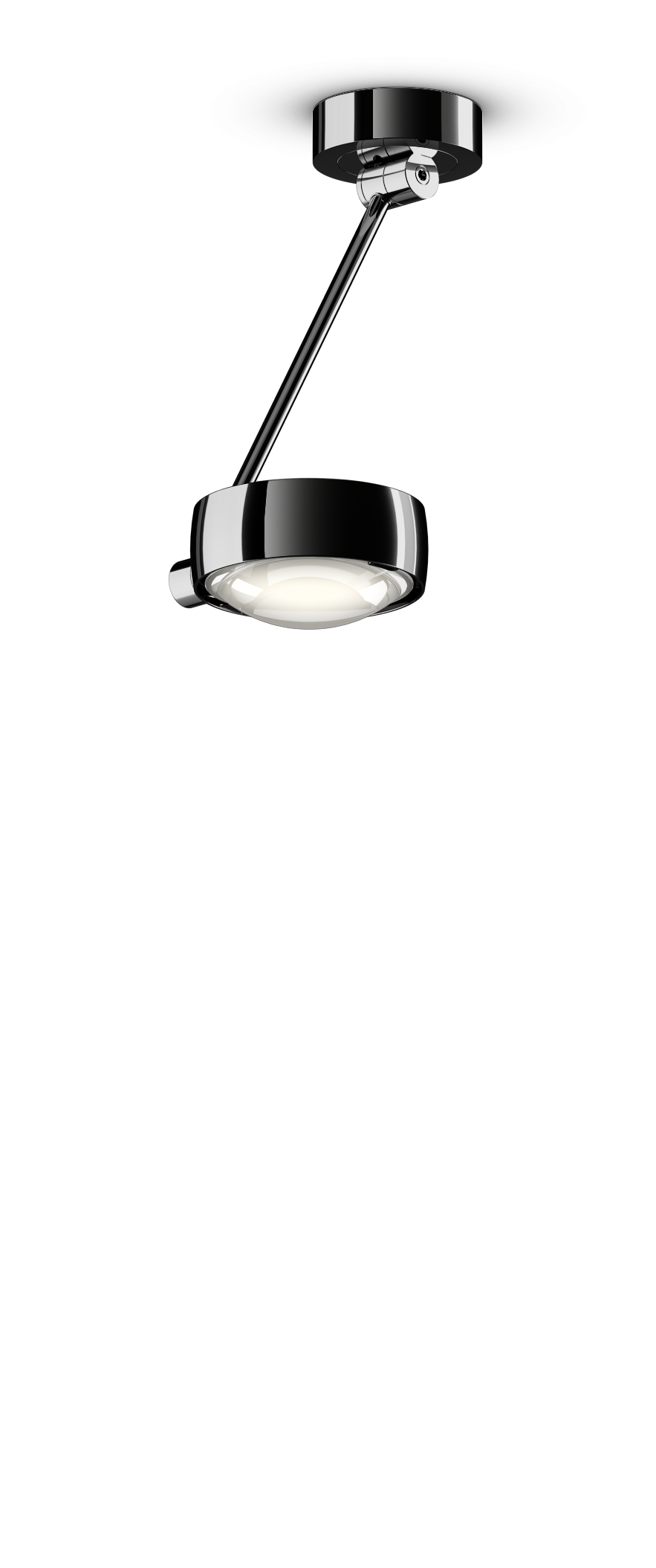 Sento Soffitto Singolo - Dark Chrome