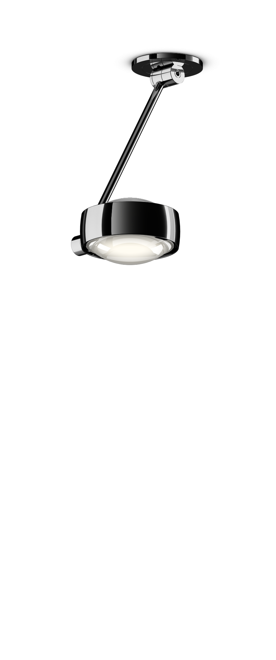 Sento Soffitto Singolo - Dark Chrome