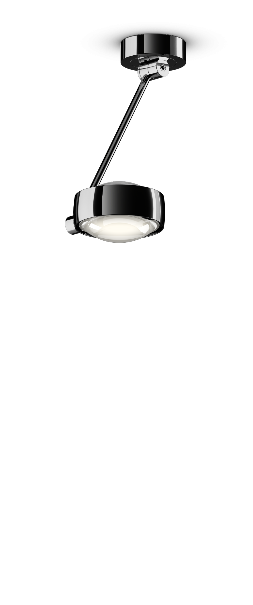 Sento Soffitto Singolo - Dark Chrome