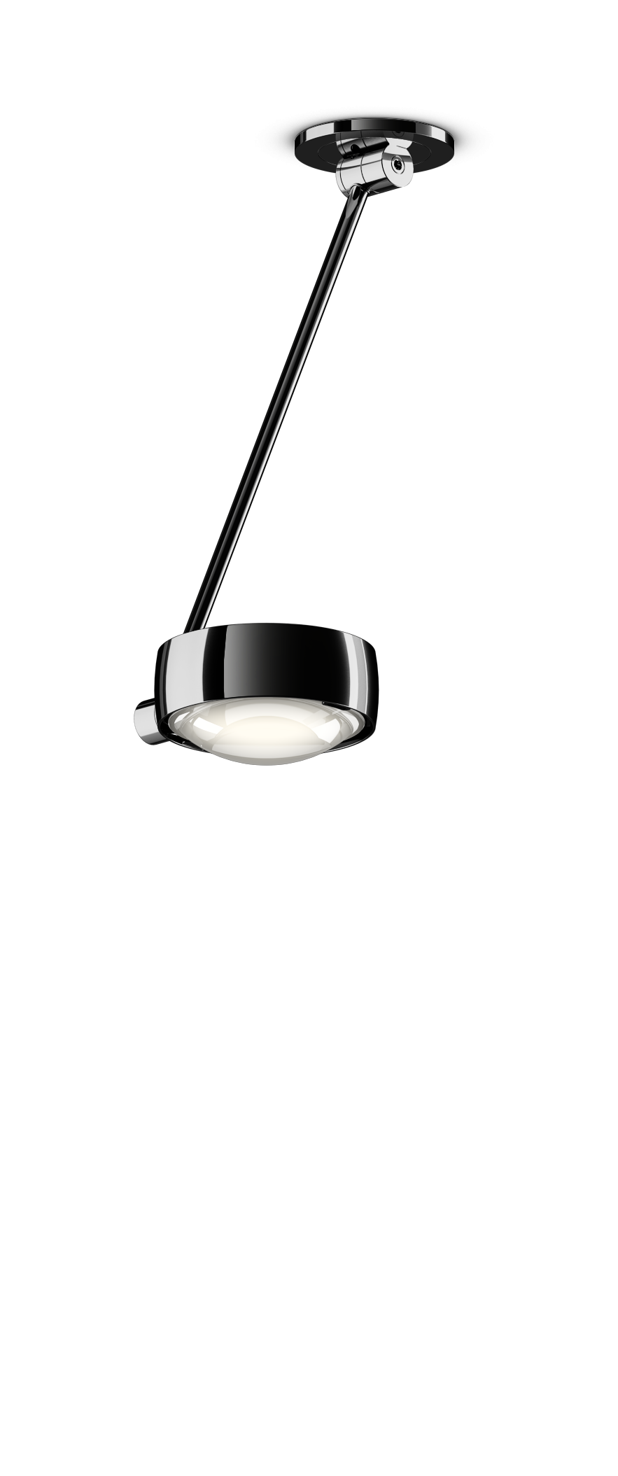 Sento Soffitto Singolo - Dark Chrome