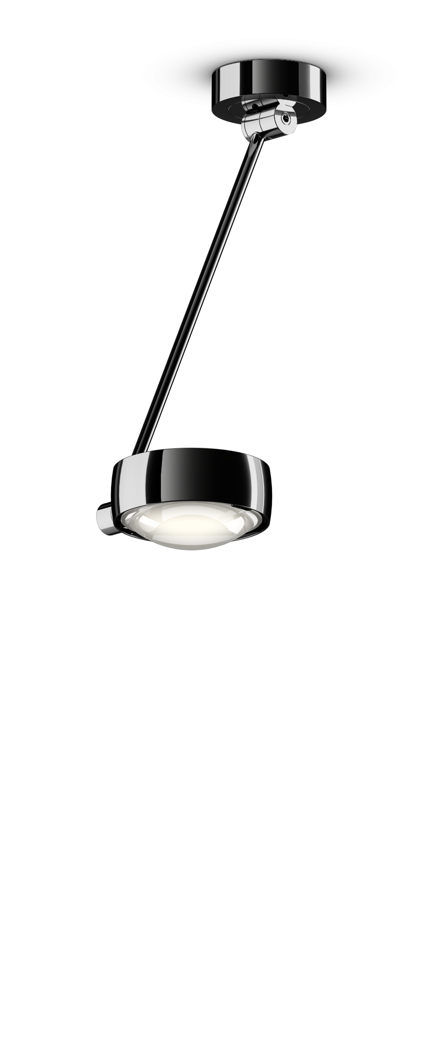 Sento Soffitto Singolo - Dark Chrome