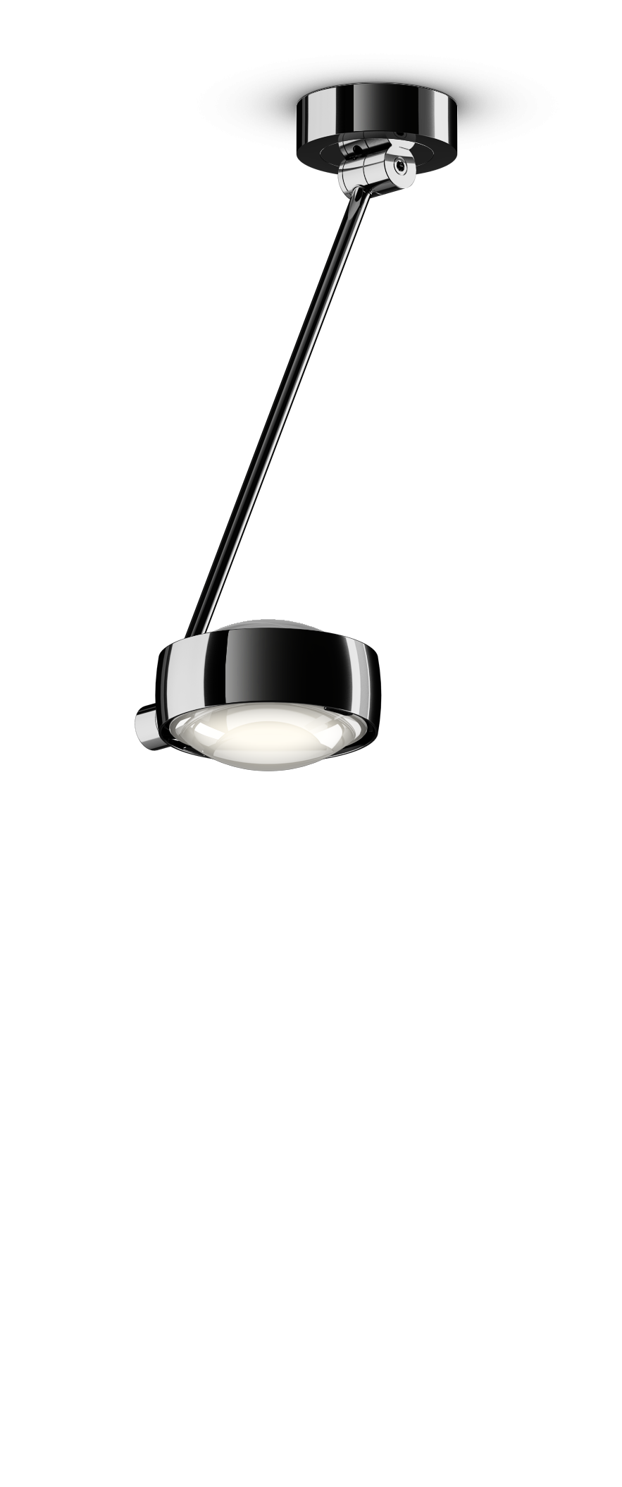 Sento Soffitto Singolo - Dark Chrome