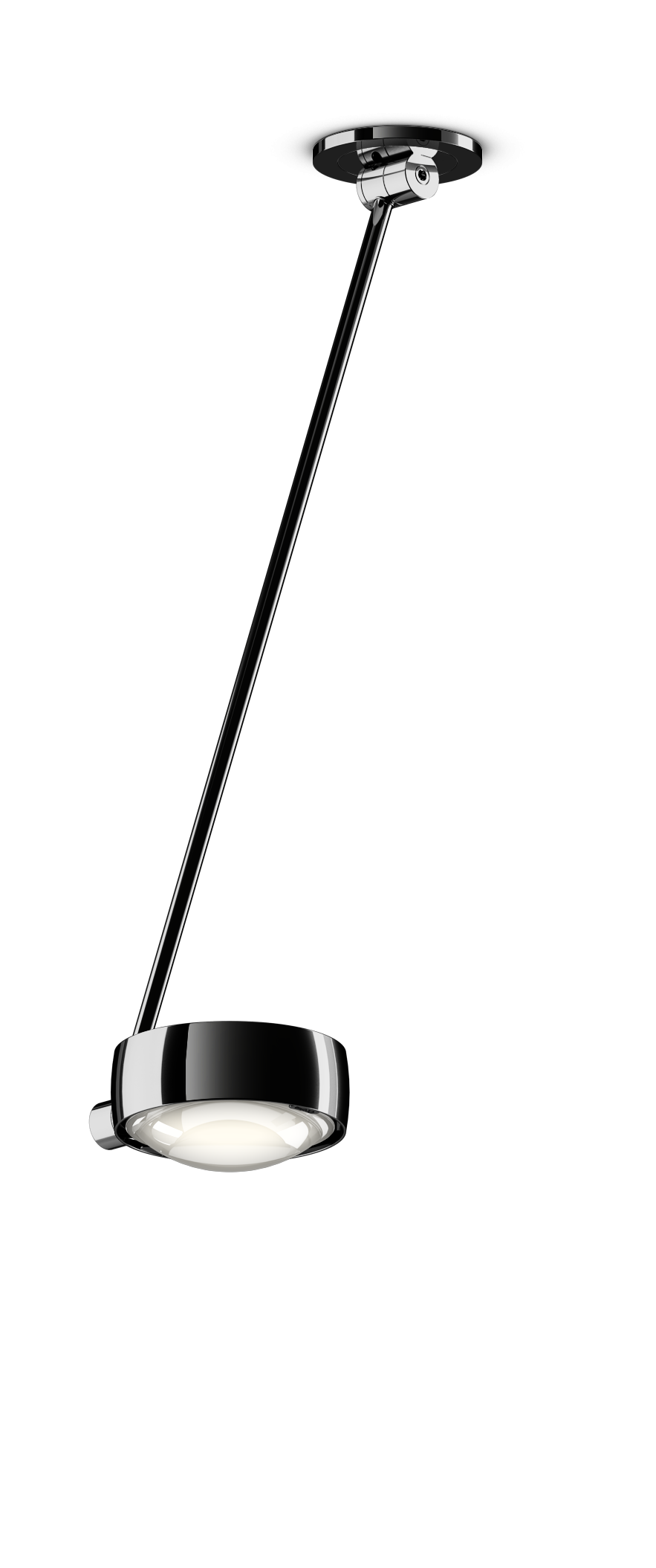 Sento Soffitto Singolo - Dark Chrome