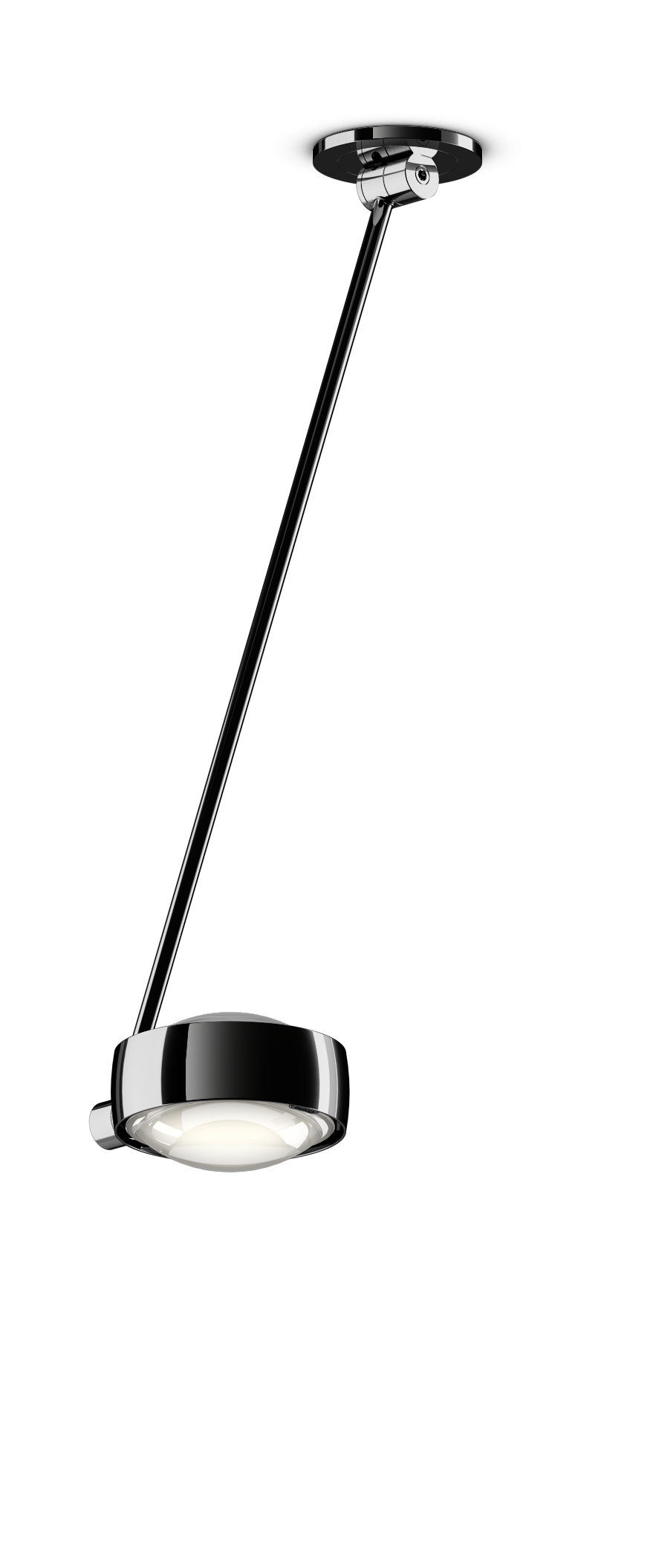 Sento Soffitto Singolo - Dark Chrome
