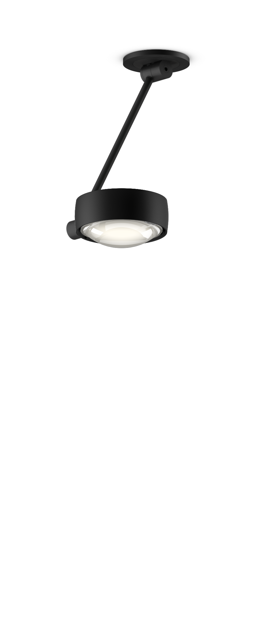 Sento Soffitto Singolo - Matt Black