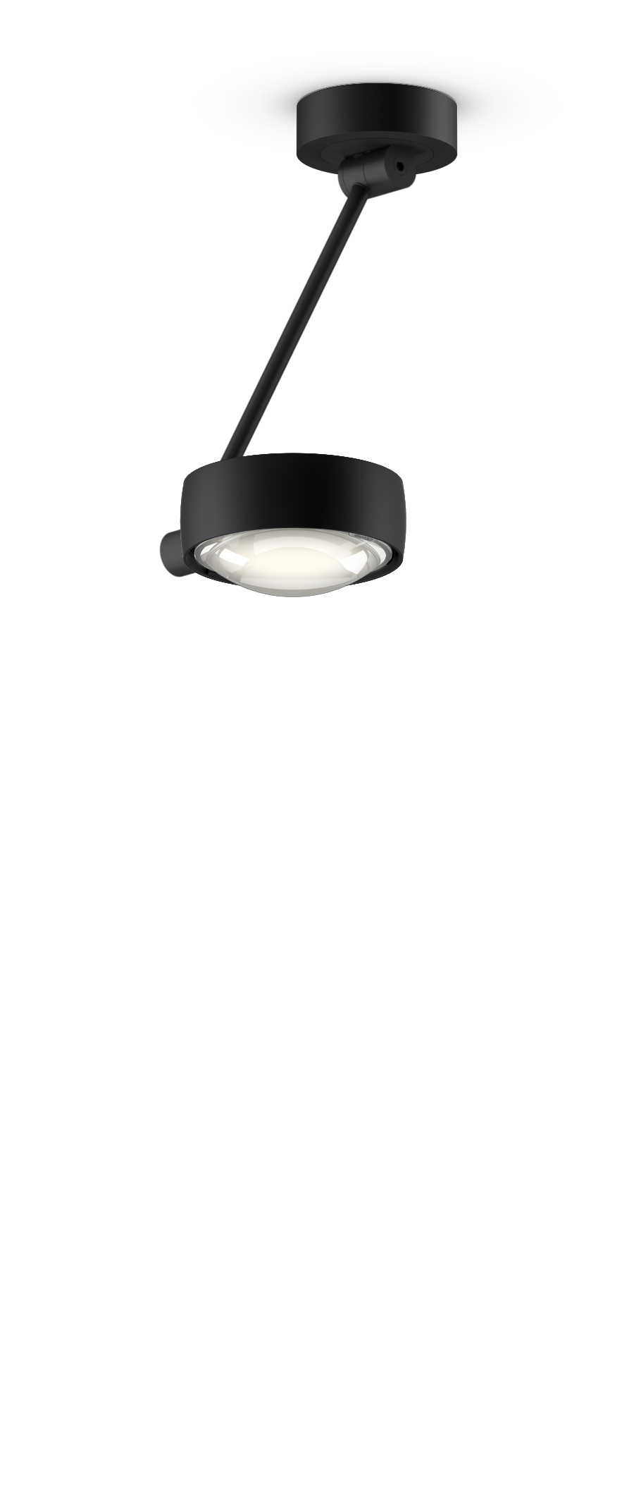 Sento Soffitto Singolo - Matt Black