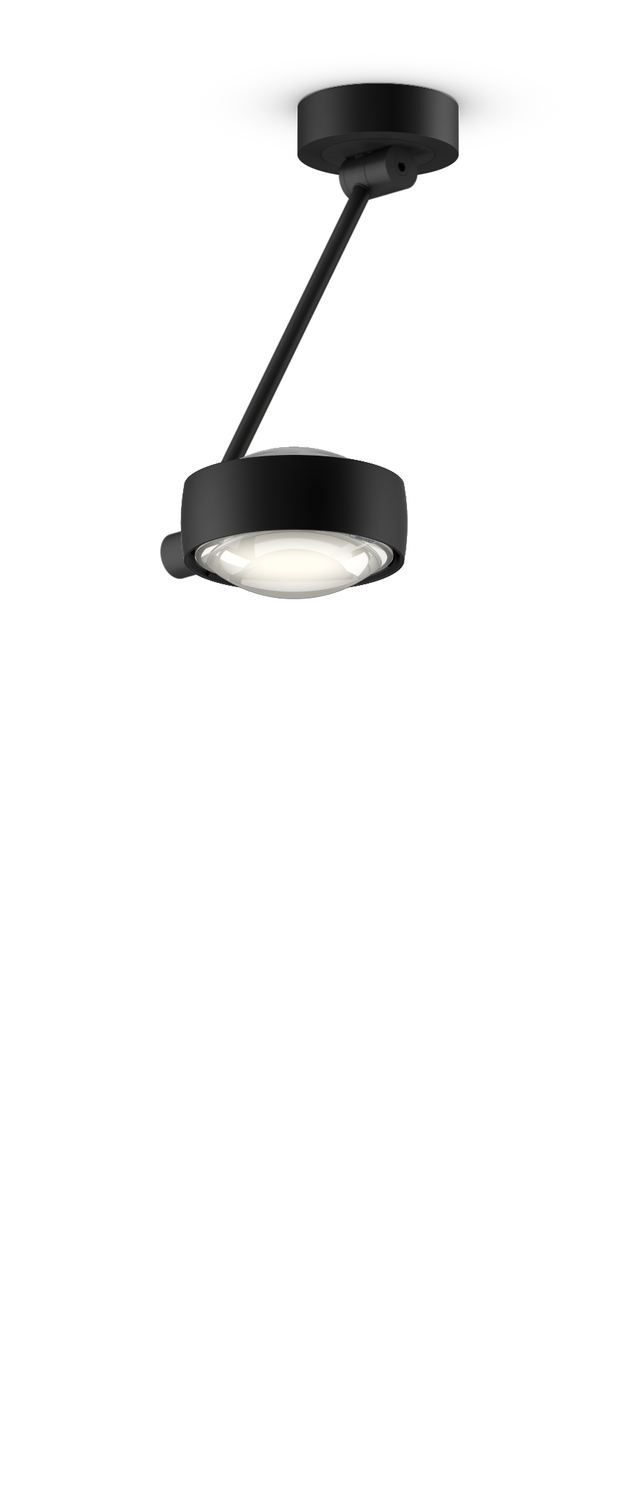 Sento Soffitto Singolo - Matt Black