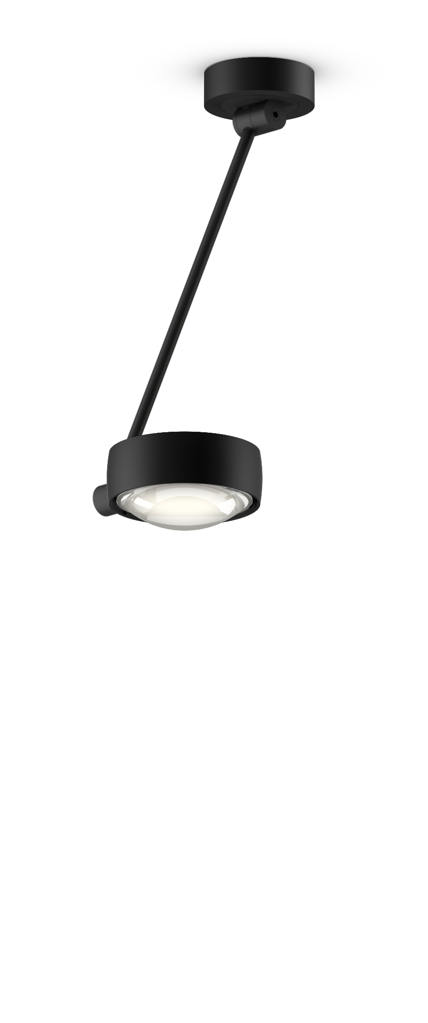 Sento Soffitto Singolo - Matt Black