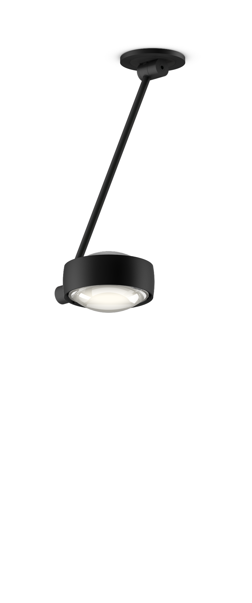 Sento Soffitto Singolo - Matt Black