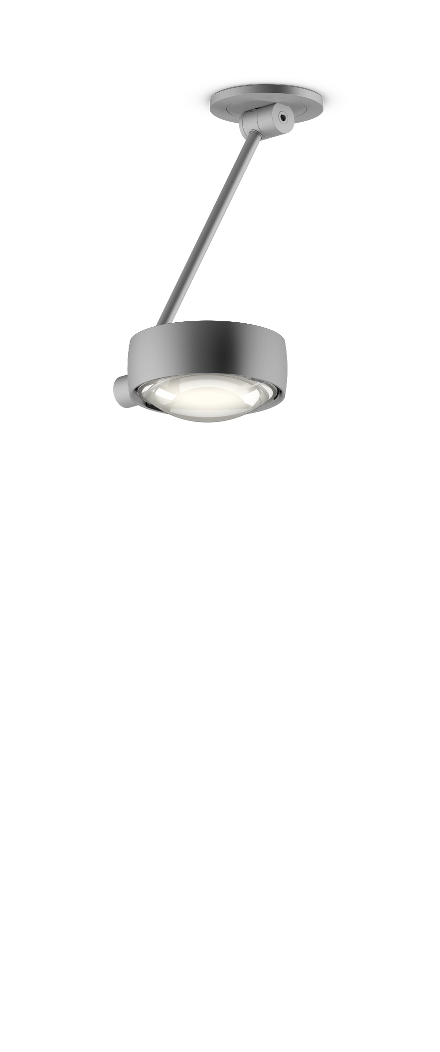 Sento Soffitto Singolo - Matt Chrome