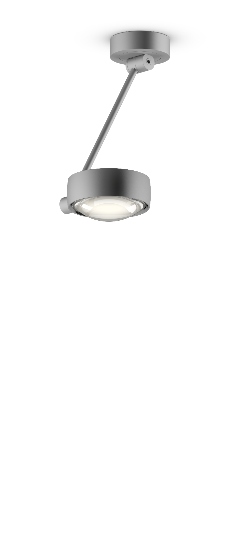 Sento Soffitto Singolo - Matt Chrome