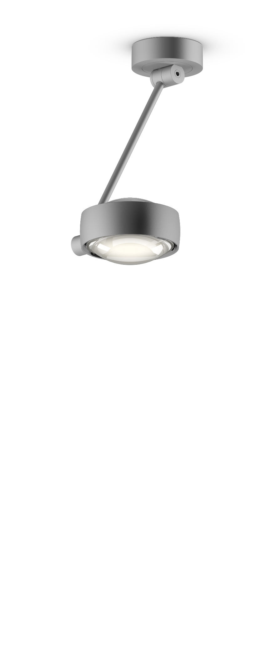 Sento Soffitto Singolo - Matt Chrome