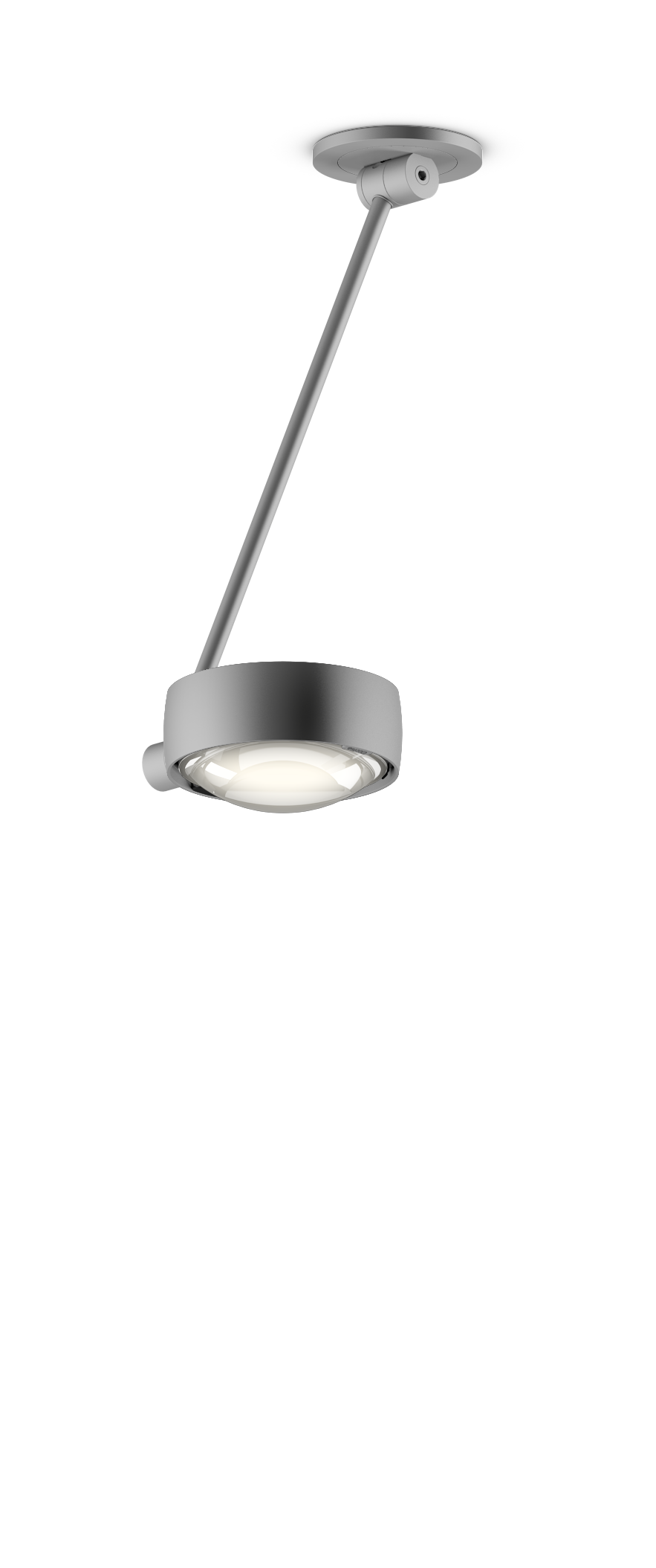 Sento Soffitto Singolo - Matt Chrome