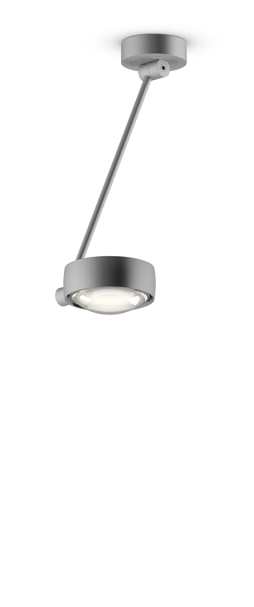 Sento Soffitto Singolo - Matt Chrome