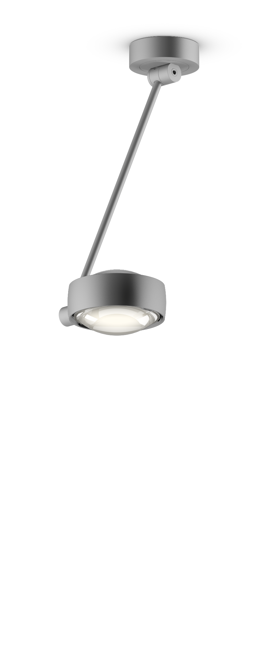 Sento Soffitto Singolo - Matt Chrome