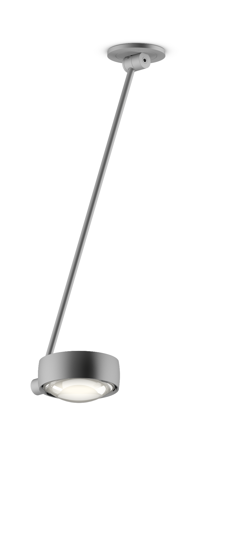 Sento Soffitto Singolo - Matt Chrome
