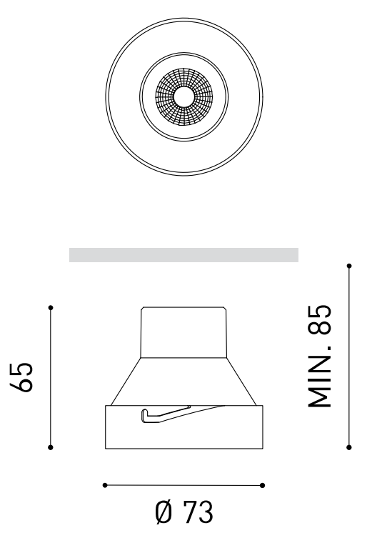 Product specifications for Black / M1 / 2700K w/ No Dim