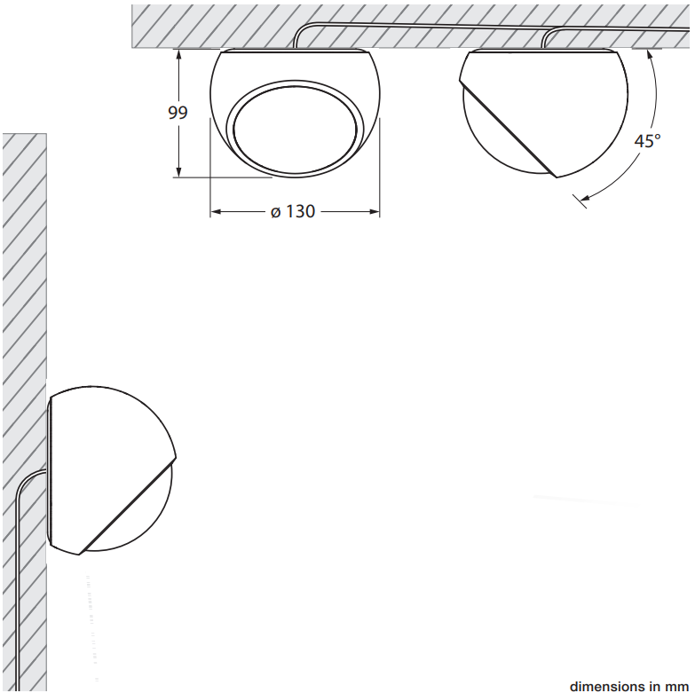 Product specifications for Matt White / 80° Contour / 2700K