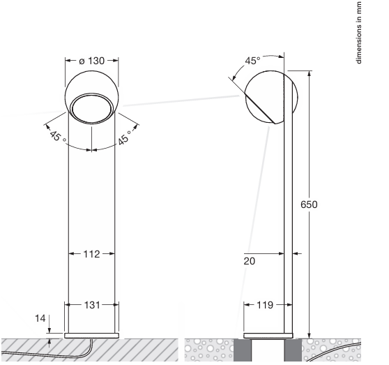 Product specifications for Matt White / 80° Contour w/ 2700K / None