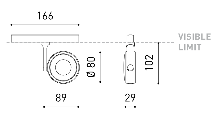 Product specifications for Textured Black / 19° / 2700K
