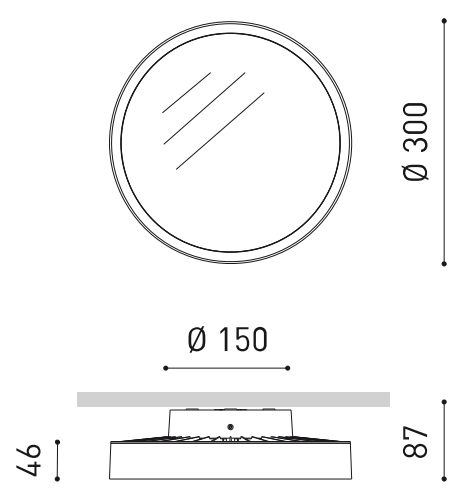 Product specifications for 2 / 3000K / No Dim