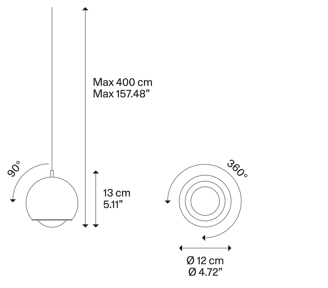 Product specifications for Matte White / 2700K