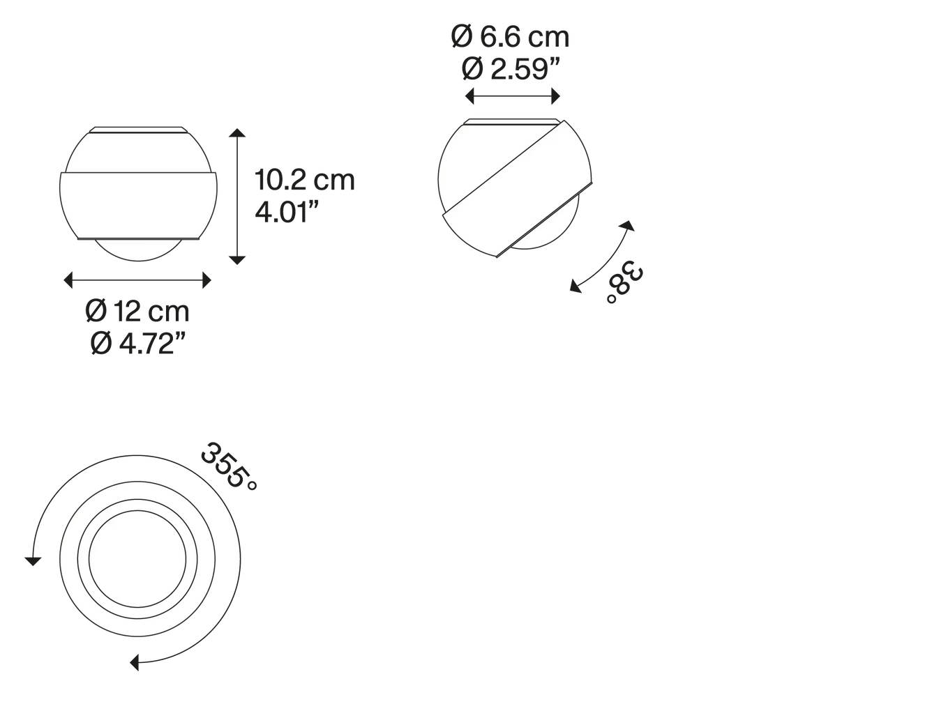 Product specifications for Matte White / 2700K