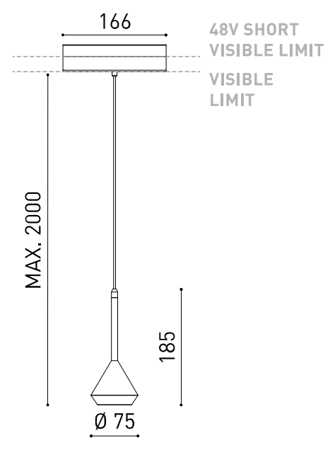 Product specifications for Textured Black / 24º w/ 2M / No Dim w/ 2700K