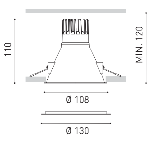 Product specifications for 5W / Gold / 2700K