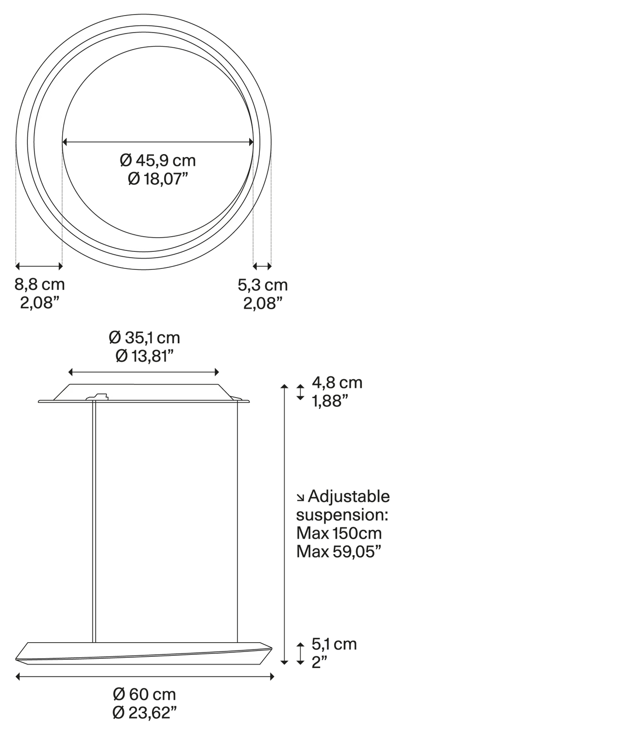 Product specifications for Matte White / Matte White / 2700K