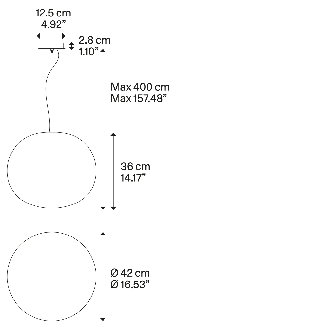 Product specifications for 42 / Glossy White