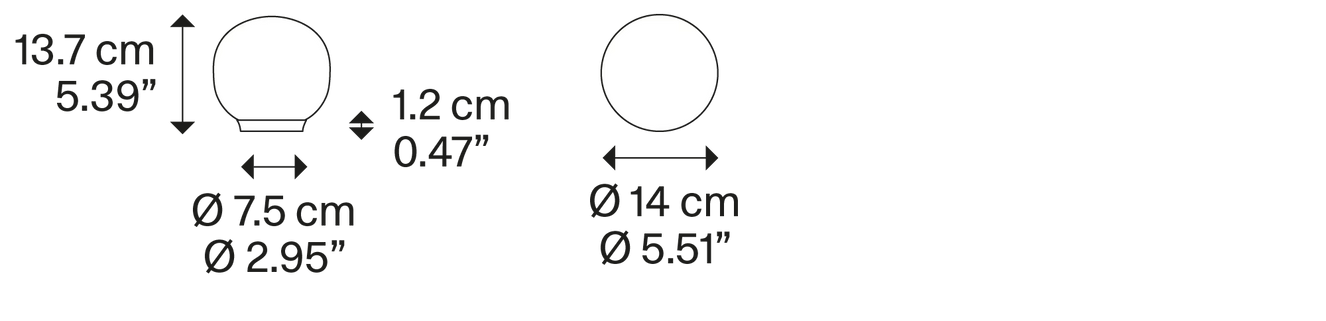Product specifications for 14 / Glossy White / On / Off Switch