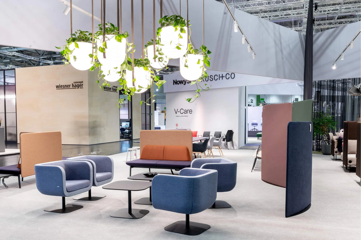 Flexxica Jungle decorative pendant lamps at Orgatec 2022