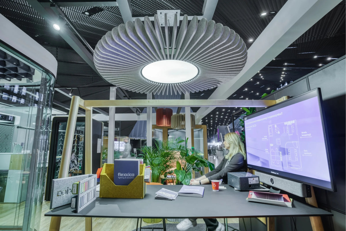 Flexxica Sol acoustic ecoPET pendant light