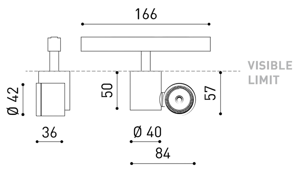 Product specifications for Textured Black / 20° / No Dim w/ 2700K