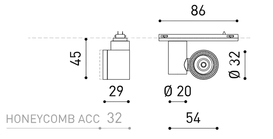 Product specifications for Textured Black / 20° / 2700K