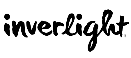 Black 'inverlight' logo on a transparent background
