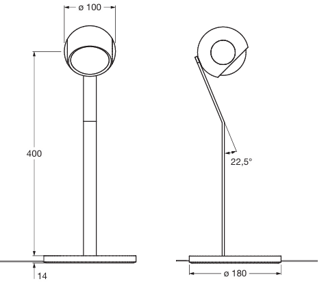 Product specifications for Shiny Chrome / 80° Contour / 2700K