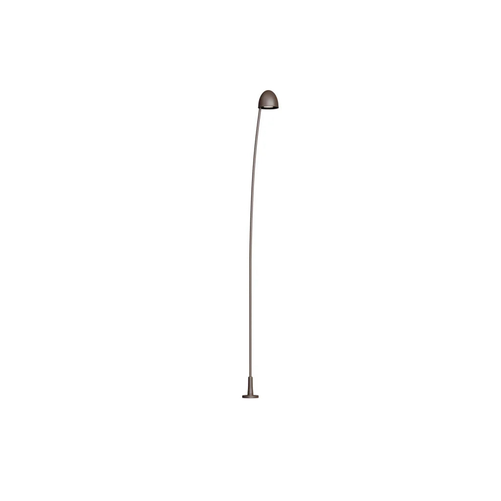 Cioèt 100 outdoor bollard light in Natural Brown