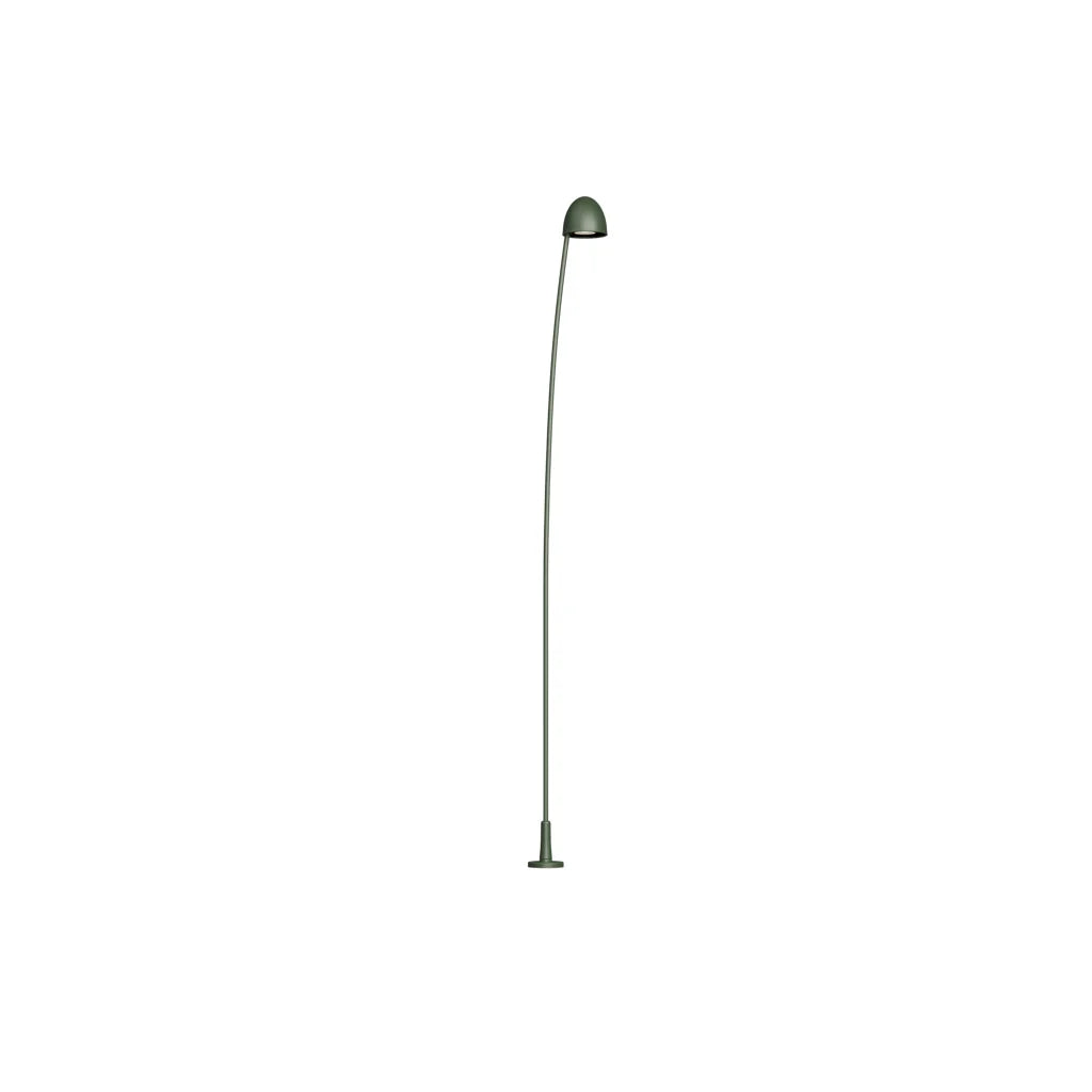Cioèt 100 outdoor bollard light in Natural Green