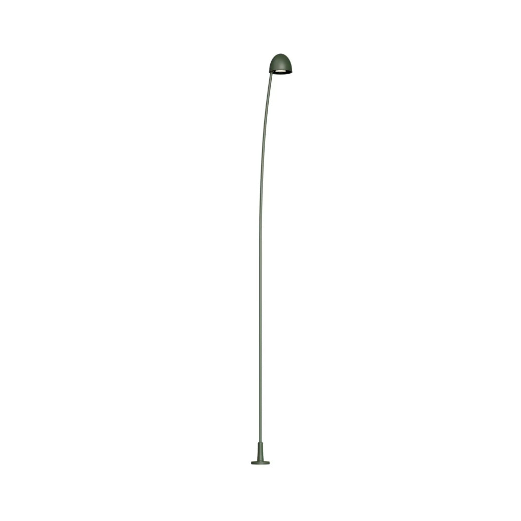 Cioèt 130 outdoor bollard light in Natural Green