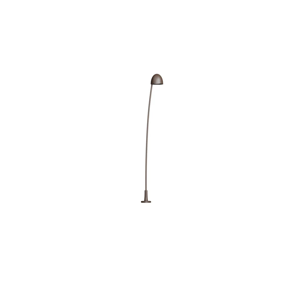 Cioèt 70 outdoor bollard light in Natural Brown